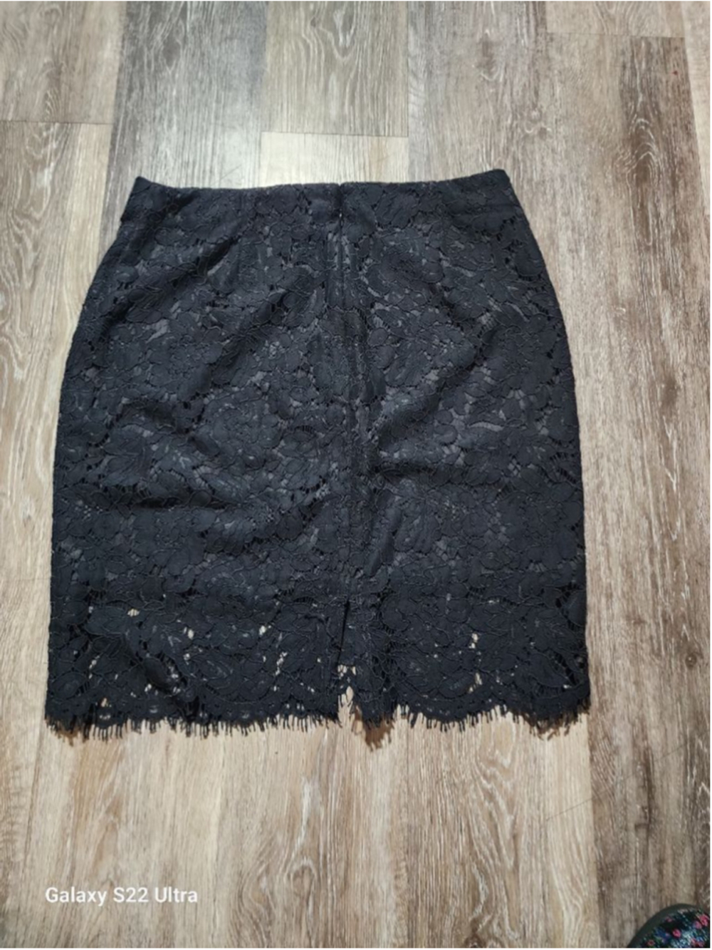 Women's Banana Republic Black Lace Pencil Skirt 6P - Picture 4 of 9